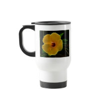 Yellow Flower Hibicus Mugs