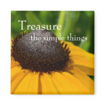 Yellow Flower Macro magnets
