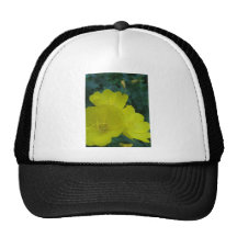 Yellow Flower Mesh Hat