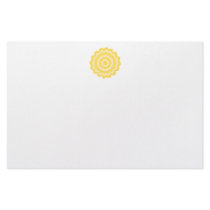 Yellow flower. custom stationery