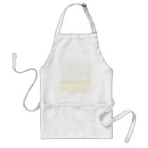 yellow flowers and stripes aprons