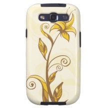 Yellow Flowers Galaxy S3 Covers