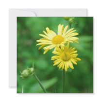 Yellow Flowers Invitations