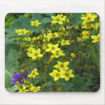 yellow flowers mouse pads