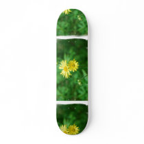 Yellow Flowers Skateboard