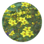 yellow flowers sticker