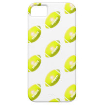 Yellow Football Pattern