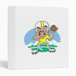 Yellow Football Player Binders
