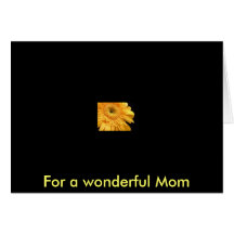 Yellow Gerbera Card