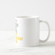 Yellow "Get Enough" Coffee Mug
