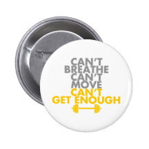Yellow "Get Enough" Pin