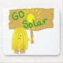 Yellow Go Solar Sun Mouse Pad