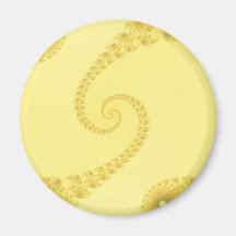 Yellow Gold Double Spiral Magnet