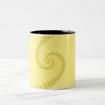Yellow Gold Double Spiral Mug