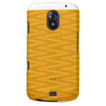 Yellow Gold Zigzag Pattern Samsung Galaxy Nexus Cases