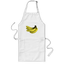Yellow Graphic Banana Aprons