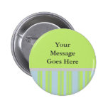yellow grey blue stripes pinback buttons
