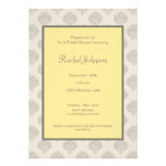 Yellow & Grey Bridal Shower Invitation