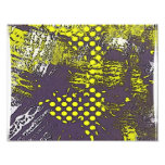 Yellow Grunge Abstract Art Photo