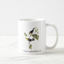 Yellow-headed Blackbird - John Audubon Mugs