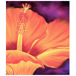Yellow Hibiscus Art Flower Painting - Multi t-shirts