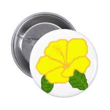 yellow hibiscus button