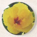 Yellow Hibiscus coasters