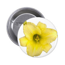 Yellow Hibiscus Flower Pins
