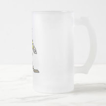 Yellow Hockey Goalie Coffee Mugs