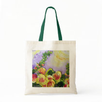 Yellow Hollyhocks Canvas Tote Bag