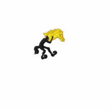 Yellow Horse Embroidered Polo Shirt