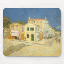 Yellow House, van Gogh, Vintage Impressionism Art Mousepads