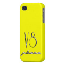 Yellow iPhone V8 Case iPhone 4 Cover