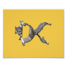 Yellow italian chair photographic print