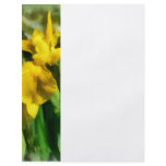 Yellow Japanese Irises Flyer Design