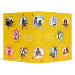 Yellow kids binder with Professionals as Cartoons