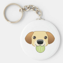 Yellow Lab Keychain