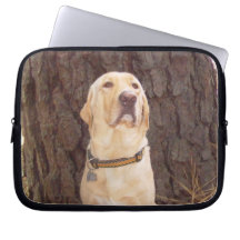 Yellow Lab Laptop Computer Sleeves