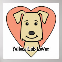 Yellow Lab Lover Print