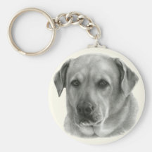 Yellow Lab Mix Key Chains