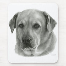 Yellow Lab Mix Mouse Pad