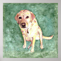 Yellow Lab Print