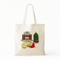 Yellow Labrador Retriever Christmas Bags