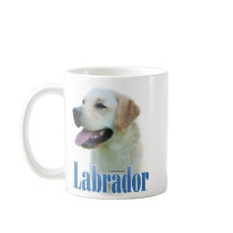 Yellow Labrador Retriever Name Coffee Mug