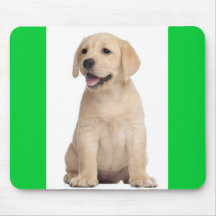 Yellow Labrador Retriever Puppy Dog  Mouse Pad