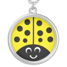 yellow ladybug pendants