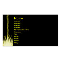 Yellow Lazer Business Card