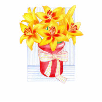 Yellow Lilies Photo Sculpture