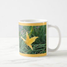 yellow lilly mug