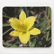 Yellow Lily Mousepad